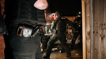 Watch: Police smash into Shrewsbury home in dawn drugs raid