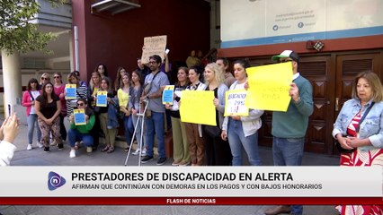 PRESTADORES DE DISCAPACIDAD EN ALERTA