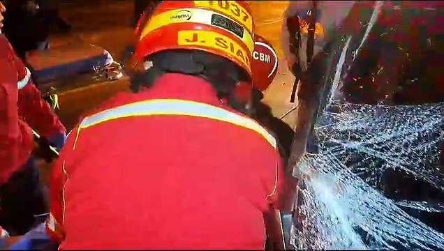 Así fue el rescate de víctima de accidente en Avenida Reforma