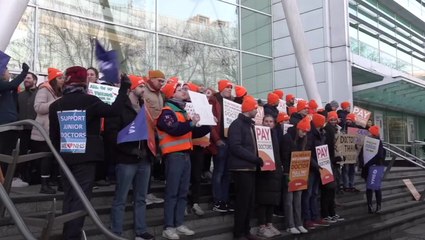 Government has pushed us to strike, says junior doctor on picket line