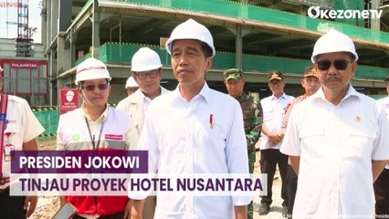 Presiden Jokowi Tinjau Proyek Hotel Nusantara di IKN, Intip Kemegahannya