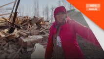 Mangsa gempa bumi di Ginsu kongsi saat gegaran melanda