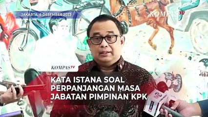 Kata Istana soal Perpanjangan Masa Jabatan Pimpinan KPK oleh Presiden Jokowi