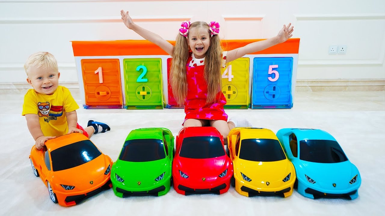 Diana teaches baby Oliver | Developmental Games for a 1+ Year Old