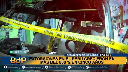 Extorsión en el Perú se incrementó en más del 800% en los últimos cinco años