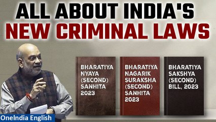 Amit Shah Presents New Criminal Laws| Lok Sabha Passes Bills replacing Colonial-Era Laws| Oneindia