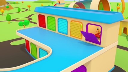 The ice cream truck needs help! A police car ready to go. Rescue team. Car cartoons for kids