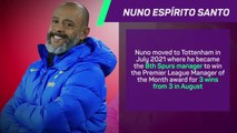 The numbers behind Nuno Espírito Santo's time in English football