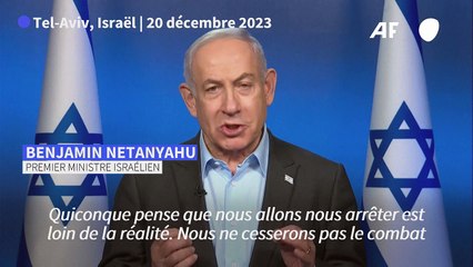 Netanyahu exclut tout cessez-le-feu à Gaza avant "l'élimination" du Hamas