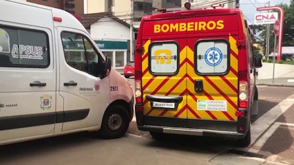 Homem fratura a coluna após ser atingido por plataforma de três toneladas
