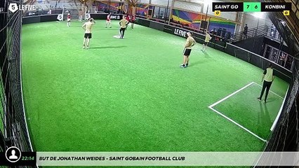 But de Jonathan WEIDES - Saint Gobain Football Club