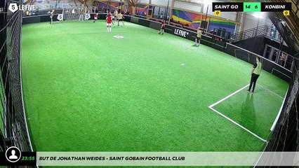 But de Jonathan WEIDES - Saint Gobain Football Club