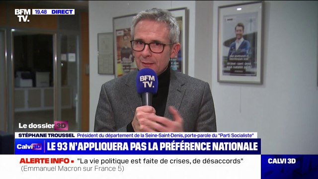 La Seine-Saint-Denis n'appliquera pas cette disposition : Stéphane Troussel, président (PS) du département, s'oppose au durcissement des conditions de versement de l'Allocation personnalisée d'autonomie
