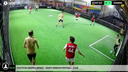 Faute de Abdoul Benga - Saint Gobain Football Club