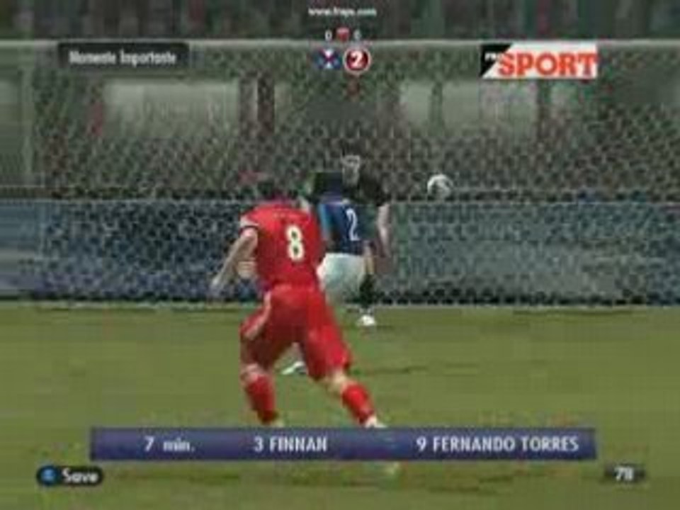 Great scissors kick by Fernando Torres