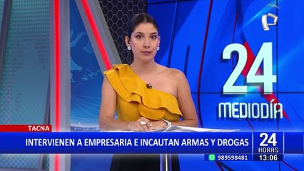Tacna: Detienen a empresaria e incautan armas y drogas
