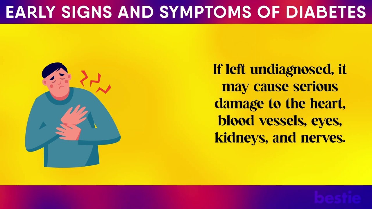 11 Early Signs & Symptoms Of Diabetes You Need To Look Out For-Bestie