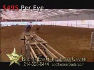 Dallas Lasik - Dr. Boothe - Texas Rodeo ad
