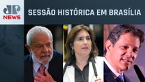 Lula exalta economia durante promulgação da reforma tributária; Tebet e Haddad agradecem Congresso