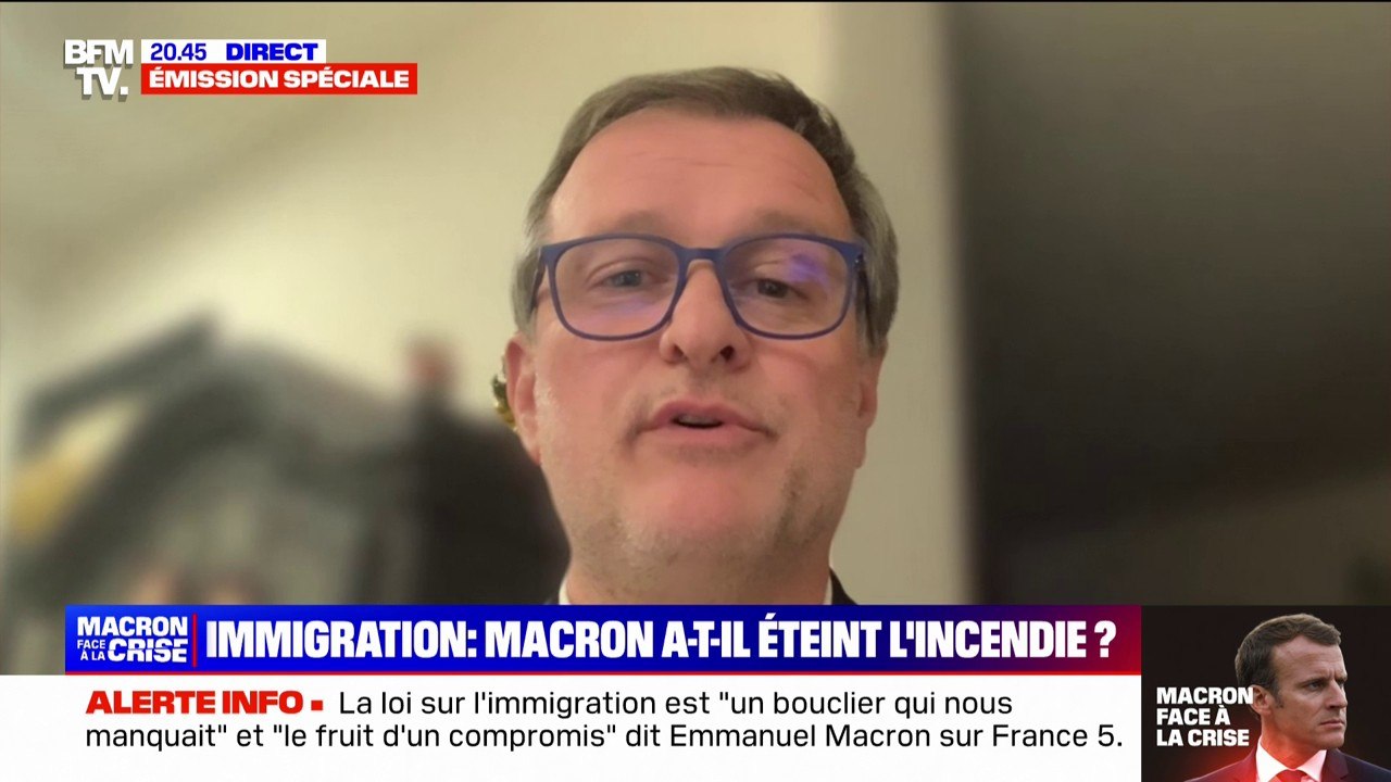 Loi immigration: "Ce texte va dans le bon sens", pour Louis Aliot (maire RN de Perpignan)