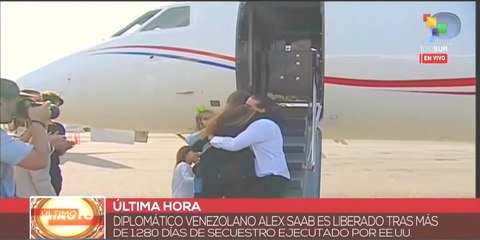 Diplomático Alex Saab arriba oficialmente a suelo venezolano