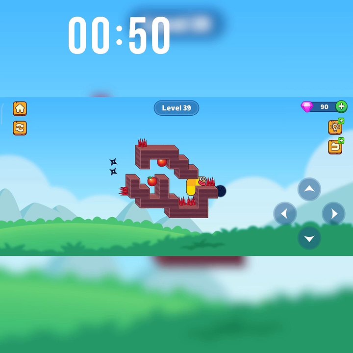 hungry Worm Game Play