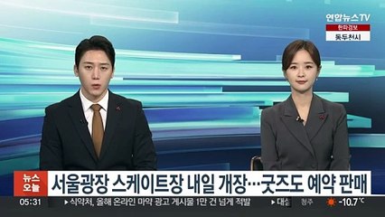 서울광장 스케이트장 내일 개장…굿즈도 예약 판매
