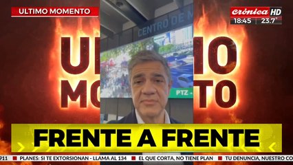 Jorge Macri: "El operativo ha sido un éxito, más del 70% de la plaza está liberada"