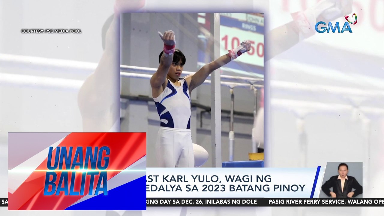 Pinoy gymnast Karl Eldrew Yulo, wagi ng 7 gintong medalya sa 2023 Batang Pinoy | UB