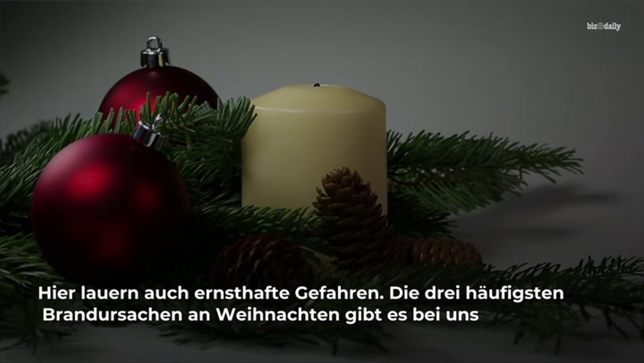 Gefahr an Weihnachten: Das sind die häufigsten Unfälle
