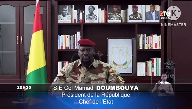 Discours du président de la transition colonel Mamadi Doumbouya..