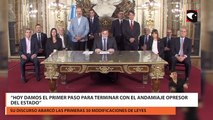 El Presidente Javier Milei anunció el decreto de desregulación económica