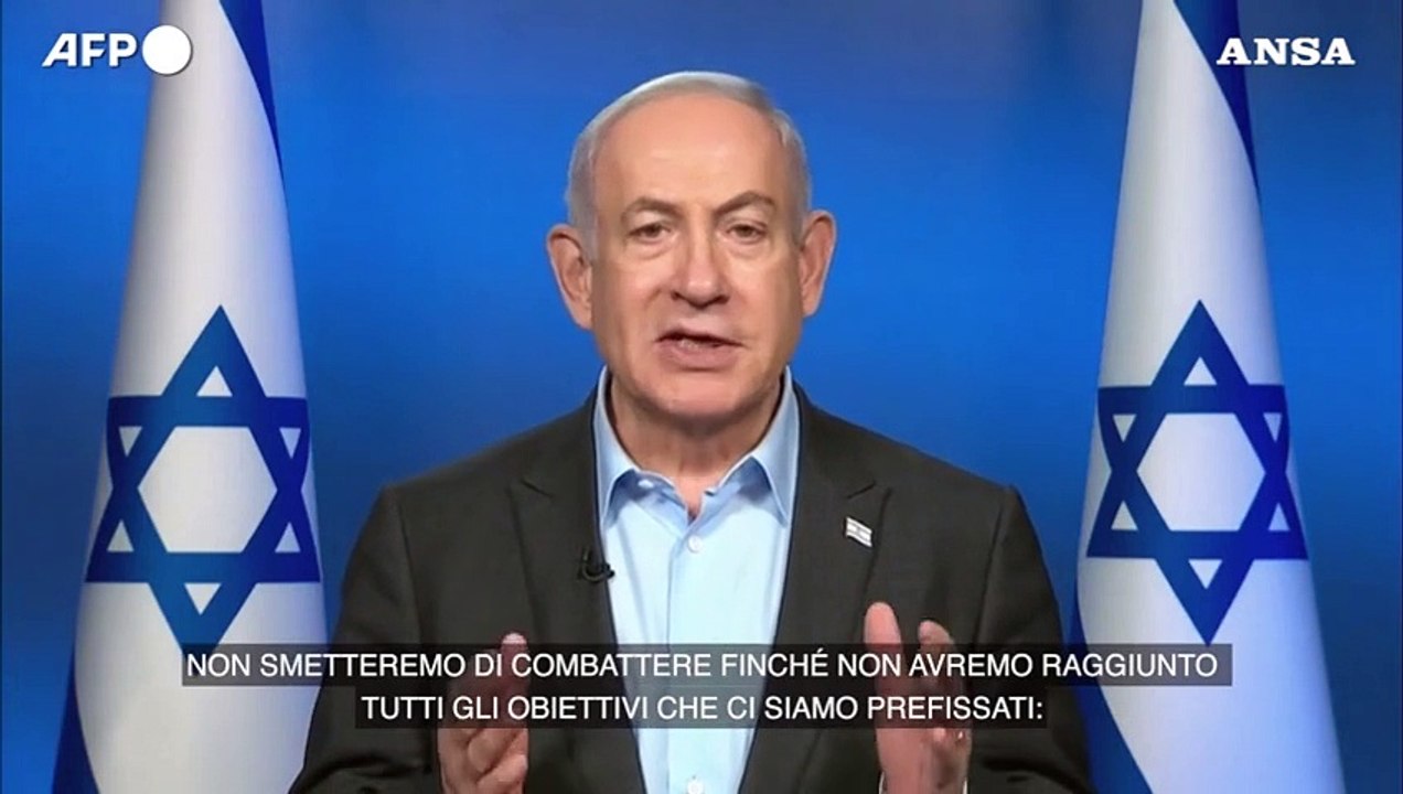 Israele, Netanyahu: "La guerra continuera' fino all'eliminazione di Hamas"