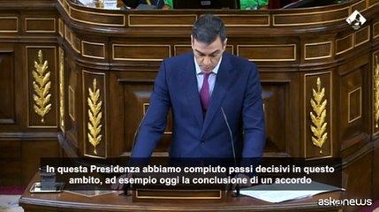 Ue, Sanchez: Accordo su migranti fondamentale per la Spagna