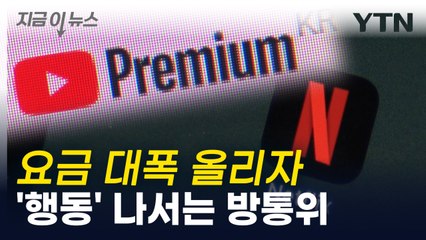 유튜브·넷플릭스, 요금 대폭 인상하자...칼 빼든 방통위 [지금이뉴스]  / YTN