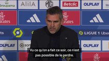 17e j. - Gourvennec : “Je me demande encore comment on a réussi à perdre ce match...”