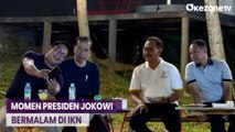 Momen Presiden Jokowi Nikmati Nasi Goreng Jawa saat Bermalam di IKN