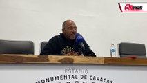 LVBP: José Alguacil celebra la clasificación de Leones del Caracas. 