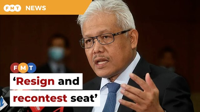 Resign and recontest seat, Hamzah tells Bukit Gantang MP