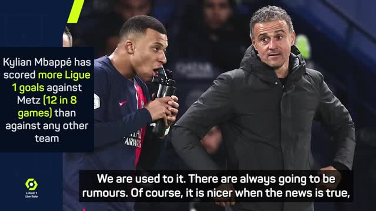 Get your clicks, I don't care - Luis Enrique ignoring Mbappé contract speculation