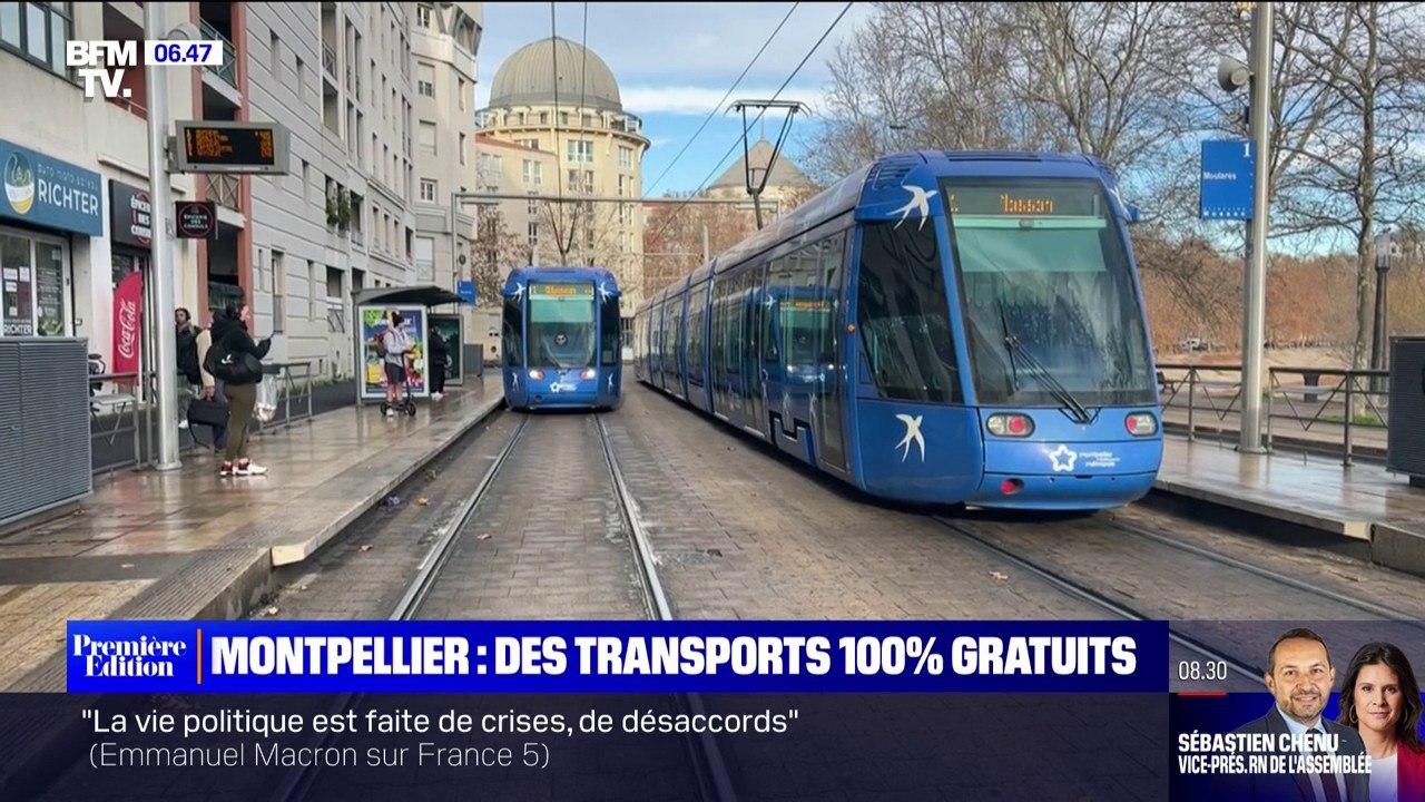 Montpellier devient la plus grande ville d'Europe à proposer la gratuité des transports en commun