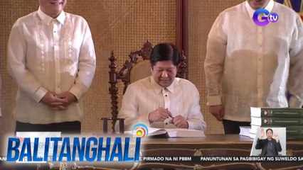 P5.768-T National Budget para sa 2024, pinirmahan na ni PBBM | BT