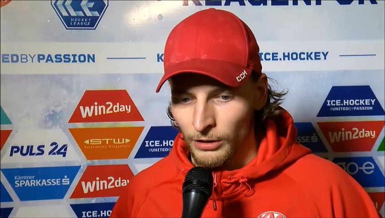 David Maier (KAC) nach der Niederlage gegen Salzburg