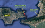 Takip cihazı takılan ‘Güzel İzmir’ Samos kıyılarına ulaştı