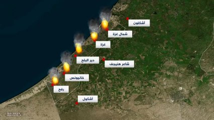 Download Video: عبر الخريطة التفاعلية.. أبرز التطورات الميدانية في قطاع غزة