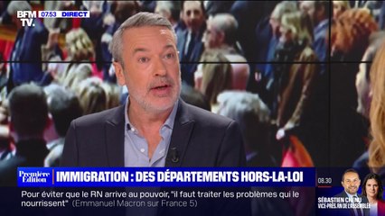 ÉDITO - Fronde de 32 départements contre la loi immigration: "Pour la changer, il faut gagner les élections"