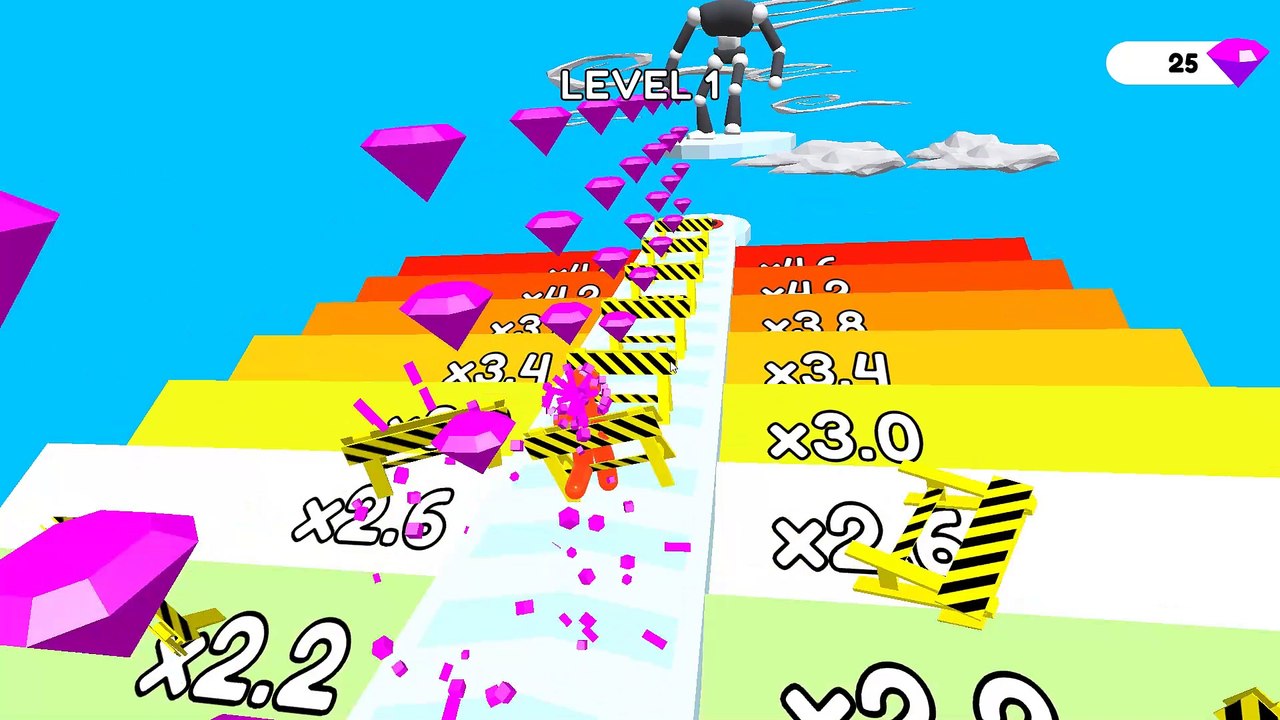 Satisfying Mobile Game Tall Man Run Gameplay Walkthrough Episode 1