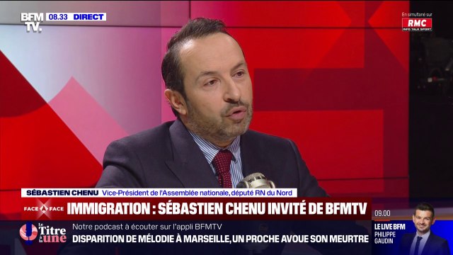 Loi immigration: Ce texte va dans le sens de ce que nous défendons depuis toujours , affirme Sébastien Chenu