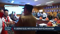 PJ Gubernur Sulsel Minta Pertamina Sikapi Kelangkaan BBM