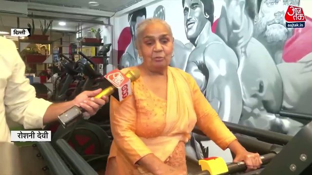 68 year old woman is inspiring people, goes to gym every day